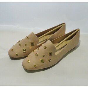 Katy Perry Embellished Loafers The Turner New Nude 8.5 M NIB